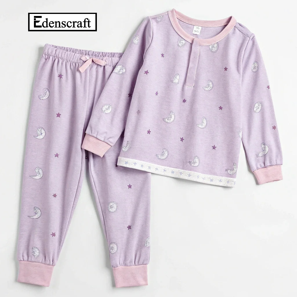Cute cotton pajamas for girls 