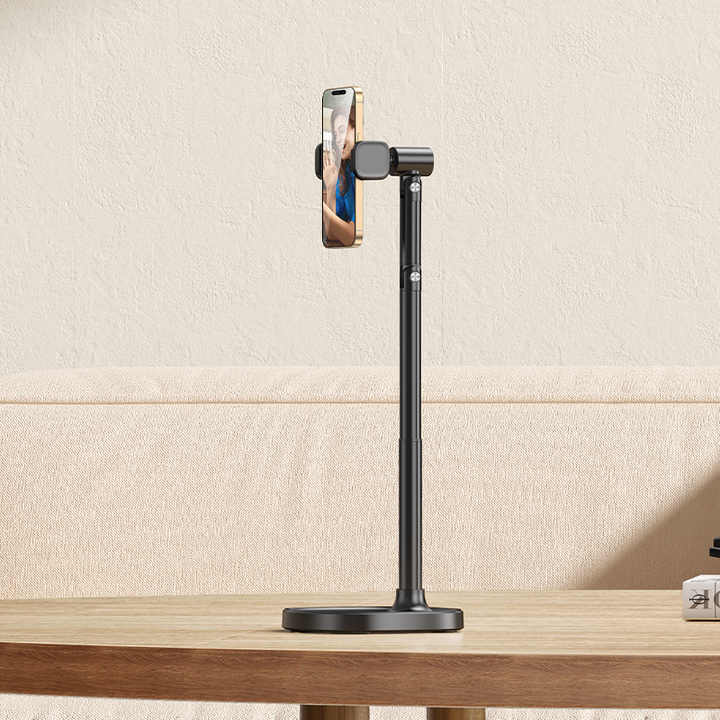 OULAIKE X66F Universal Cell Phone Holder Foldable Stand for Live Streaming 