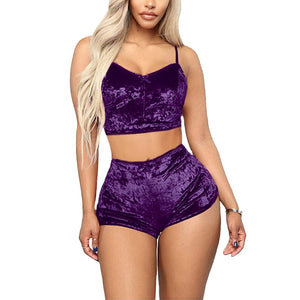 أطقم ملابس نوم نسائية لطيفة من قطعتين  - بدلات نوم نسائيه