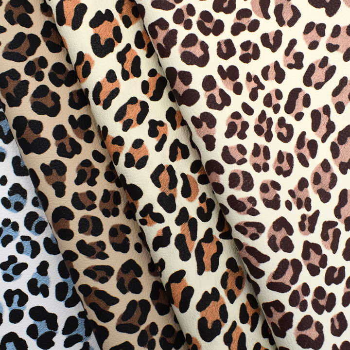 Printed Leopard-Vinyl Fabric 