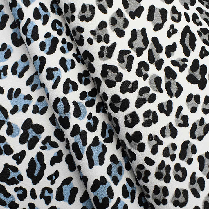 Printed Leopard-Vinyl Fabric 