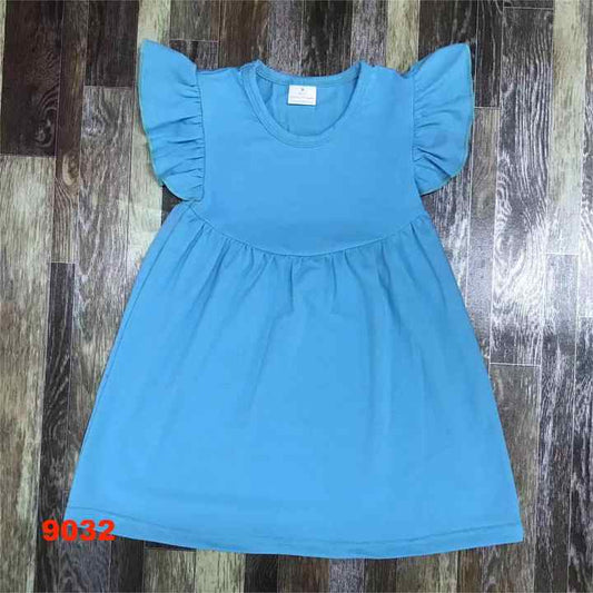 فستان أزرق للبنات-blue dress for girls