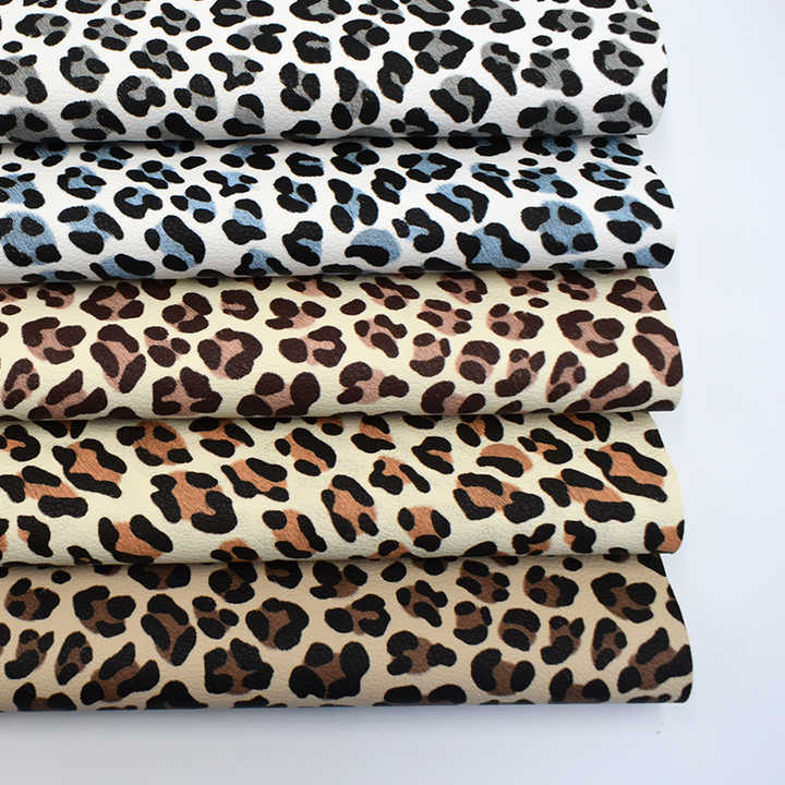 Printed Leopard-Vinyl Fabric 