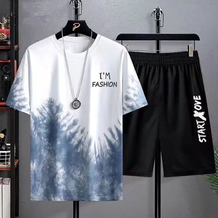 Men's short summer suit 