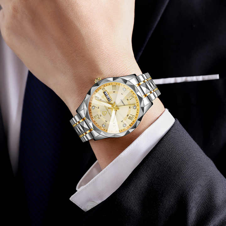 Luxury men's watches waterproof luminous calendar 