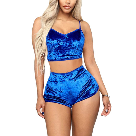 أطقم ملابس نوم نسائية لطيفة من قطعتين  - بدلات نوم نسائيه