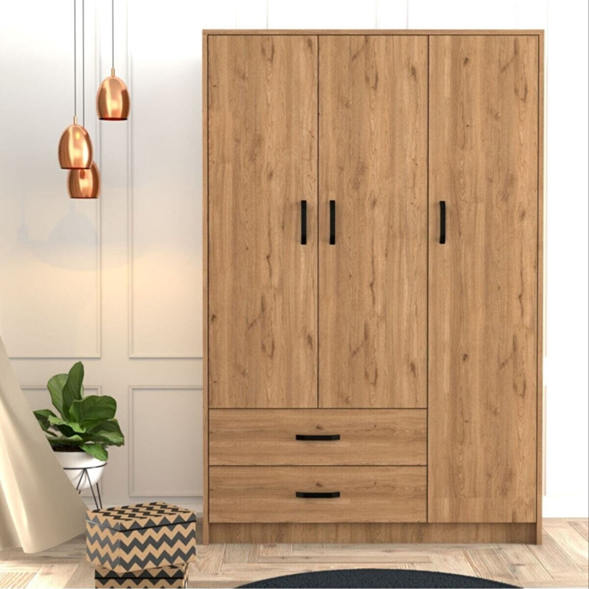 Wooden wardrobe 