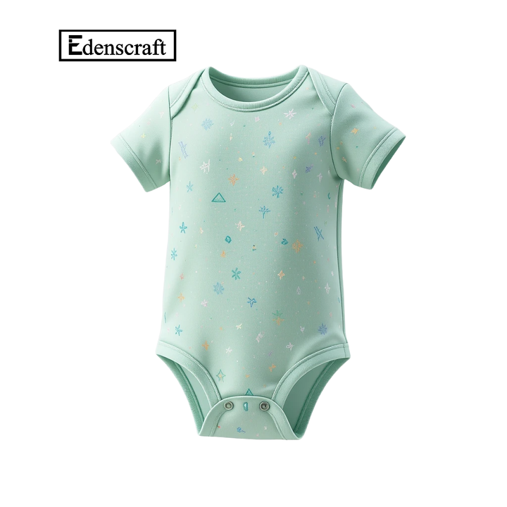 ملابس أطفال صيفية من القطن العضوي . Unisex Summer Organic Cotton
