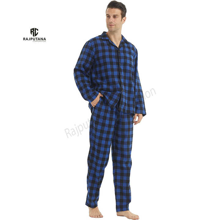 Men's 2-Piece Premium Flannel Sleepwear Set 
