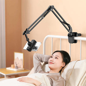 CT08 Portable Long Arm Adjustable Tablet Stand Holder for Tablet PC Cell Phone Holder 