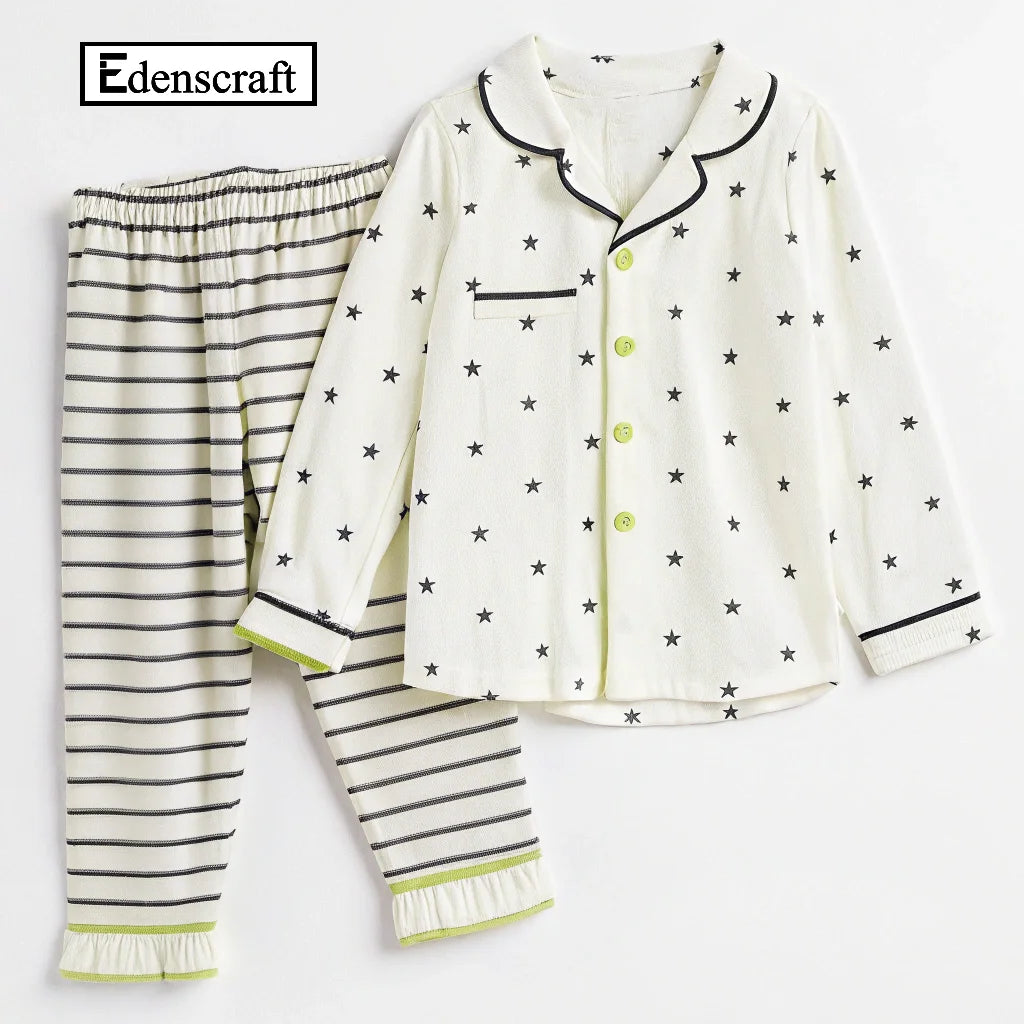 Cute cotton pajamas for girls 