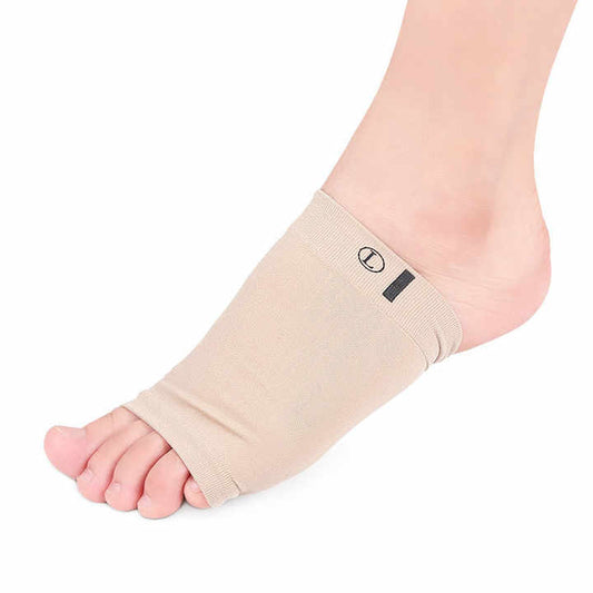 Padded Sleeve Compression Socksنعل داخلي من جل السيليكون، يدعم قوس القدم