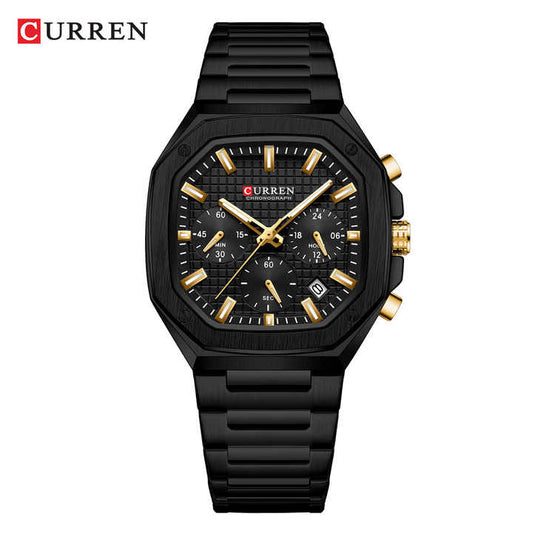 ساعة كورين 8459 للرجال كرونوغراف كوارتز . Curren 8459 Men's Chronograph Quartz Business Watch