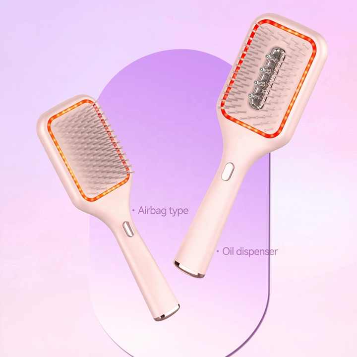 Therapy air Cushion Hair Growth Combفرشاة تدليك فروة الرأس -  Airbag EMS لنمو الشعر