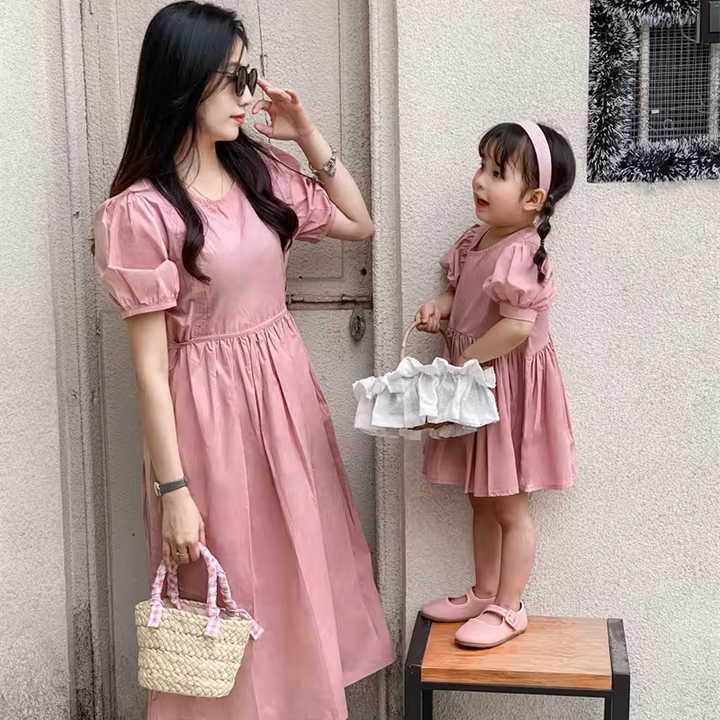 Mother and Daughter Matching Dress 