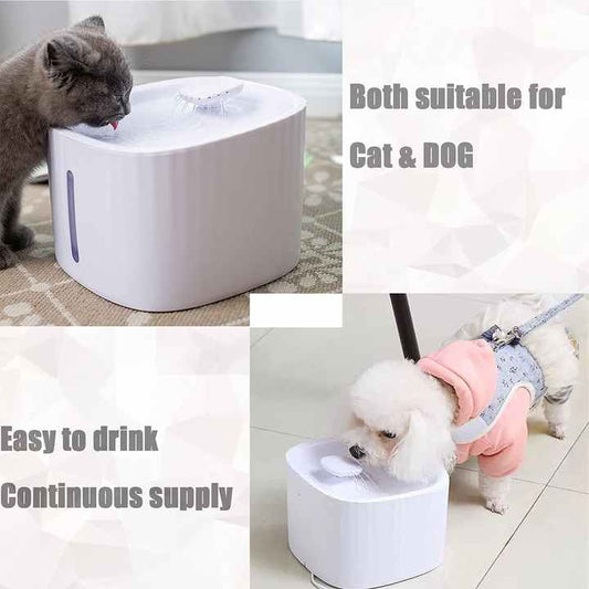 Pet Cat Automatic Water Fountain Cat Bowls &amp; Feeders 