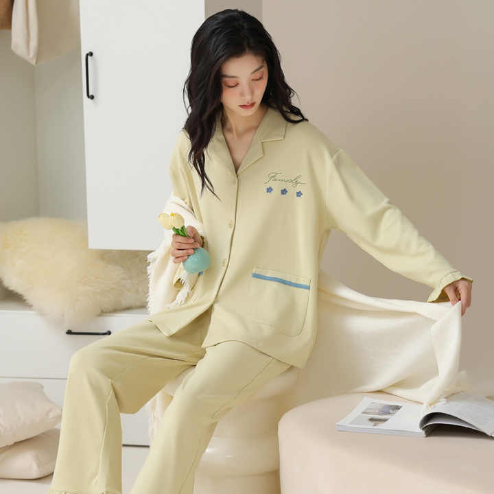 Women's Sleepwear Long-sleeved-ملابس نوم نسائية