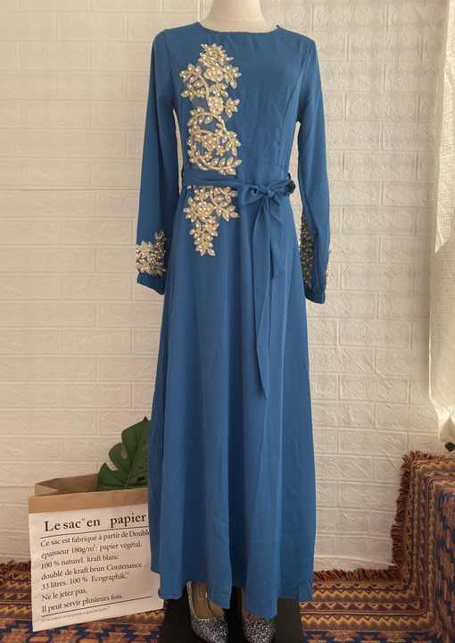 Dubai Abaya Muslim Women Dress Long-فستان نسائي مسلم