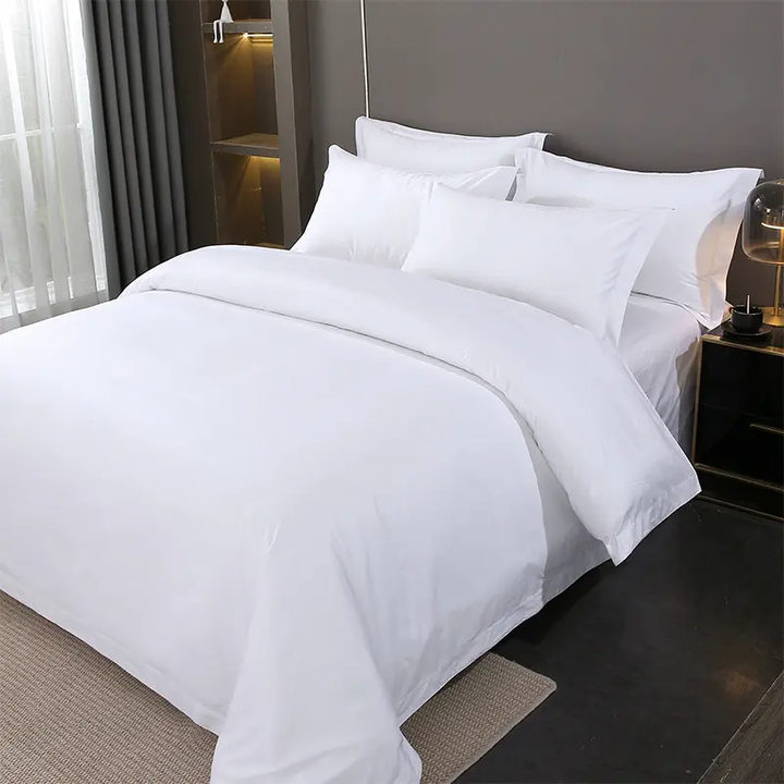 Sateen Cotton Bedding Set, Luxury Hotel Bedspread 