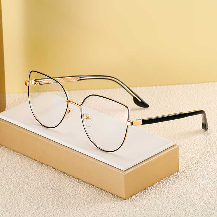 Metal Frame Cat Eye Sunglasses 