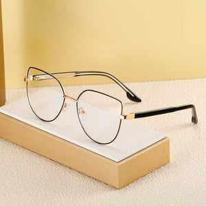 Metal Frame Cat Eye Sunglasses 