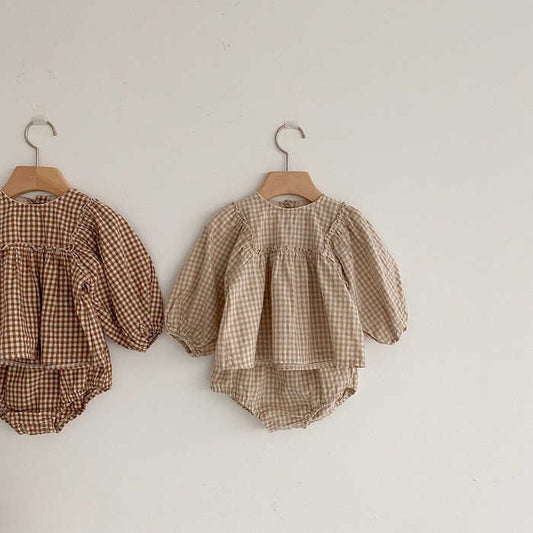 Baby Girl Clothes Set Spring Fall Rompers-مجموعة ملابس للبنات