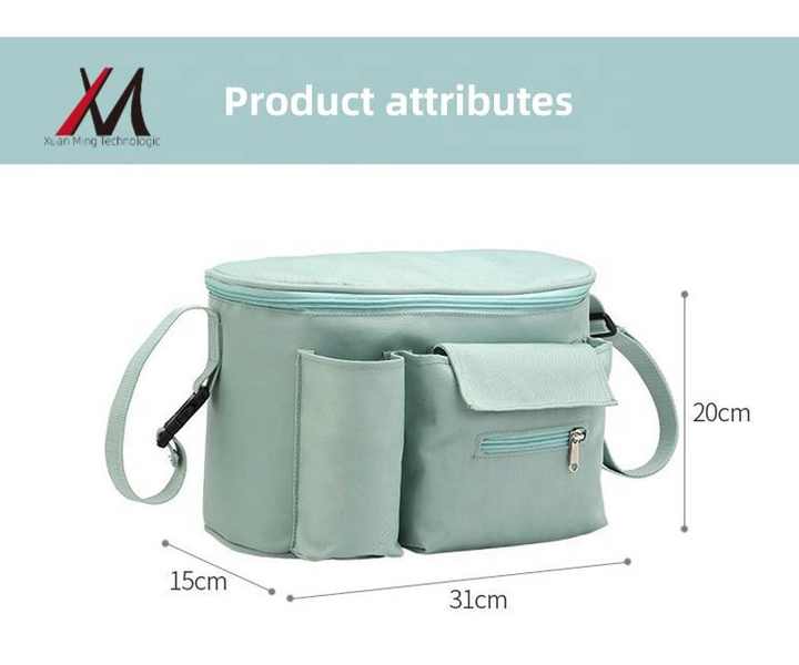 Waterproof Leather Oxford Car Travel Bag with Convenient Cup Holder 