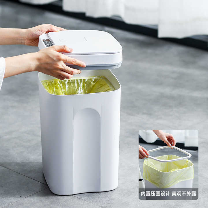 Smart wastebasket for various supplies