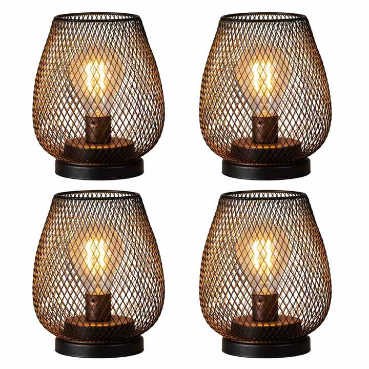 قفص طيور صناعي شمالي مصباح مكتبي مزخرف . Nordic Artificial Bird Cage Desk Lamp Decorative