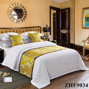 مجموعة ملايات السرير عناصر فاخرة مخصصة . Luxury Custom Supplier Bed Sheet Set 100% Polyester 4