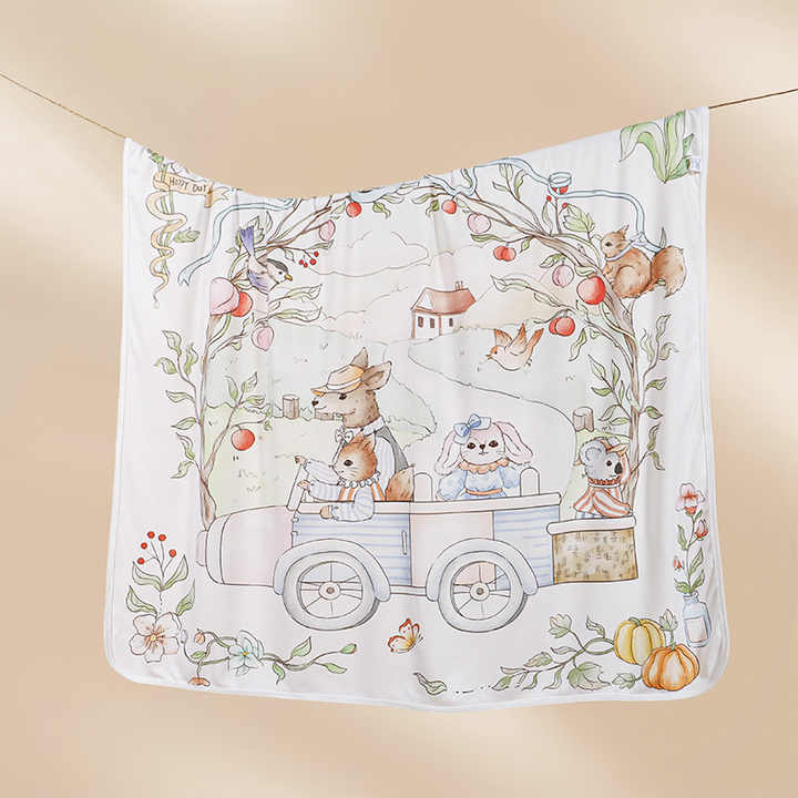 EcoSoft Bamboo Baby Blanket-بطانية أطفال إيكوسوفت