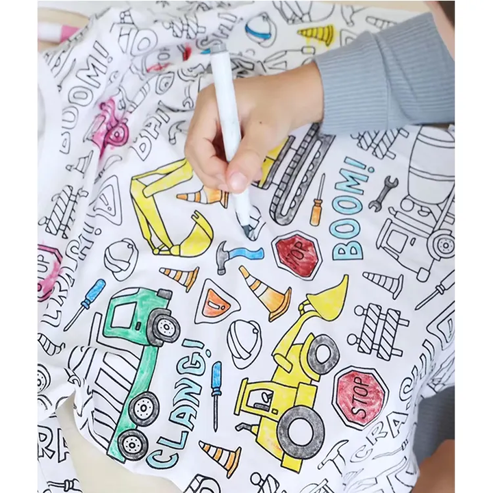Coloring pajamas for children