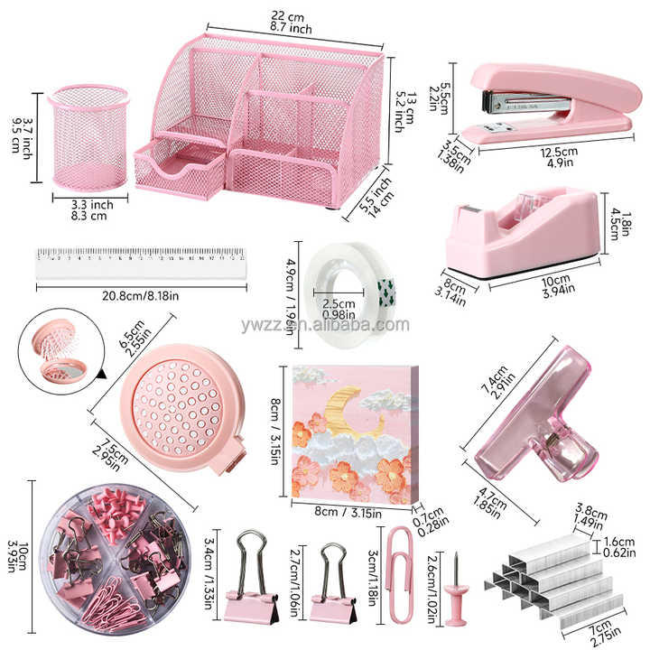 Wholesale 11 in 1 Purple and Green Stationery Tape 