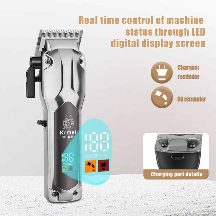 Cordless electric hair clipper
