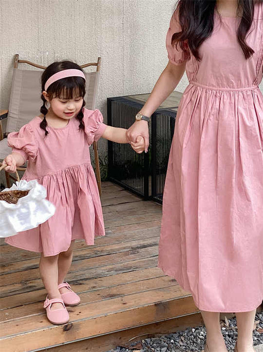 Mother and Daughter Matching Dress 