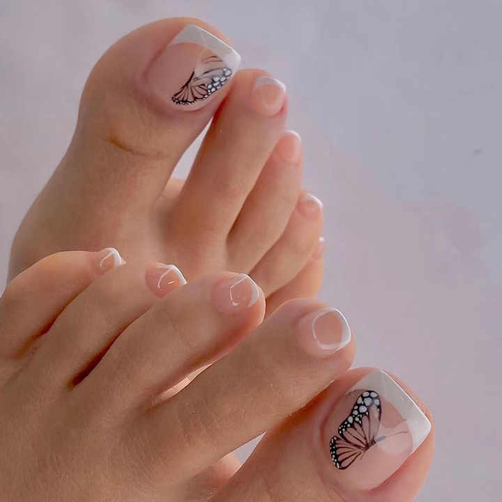 اظافر صناعيه للقدم - artificial toenails
