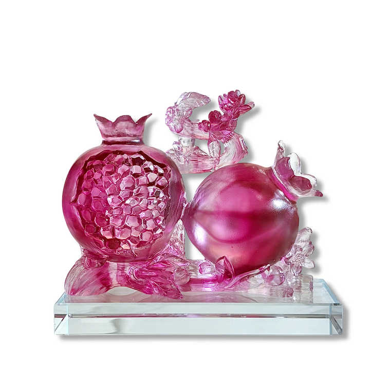 Ornament Souvenir Crystal Glass زينة تذكارية من الرمان الكريستالي