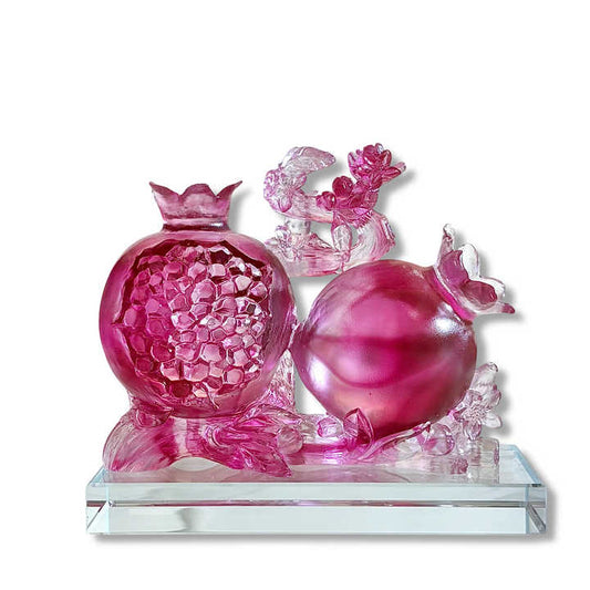Ornament Souvenir Crystal Glass زينة تذكارية من الرمان الكريستالي