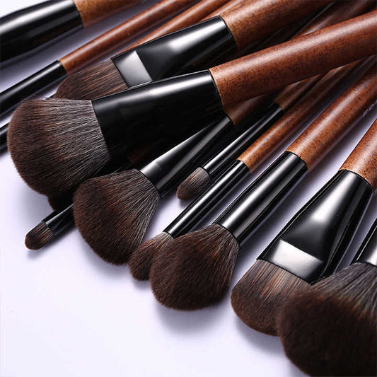 Label Makeup Brush Setمجموعة فرش مكياج عالية الجودة