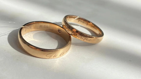 wedding ring set 
