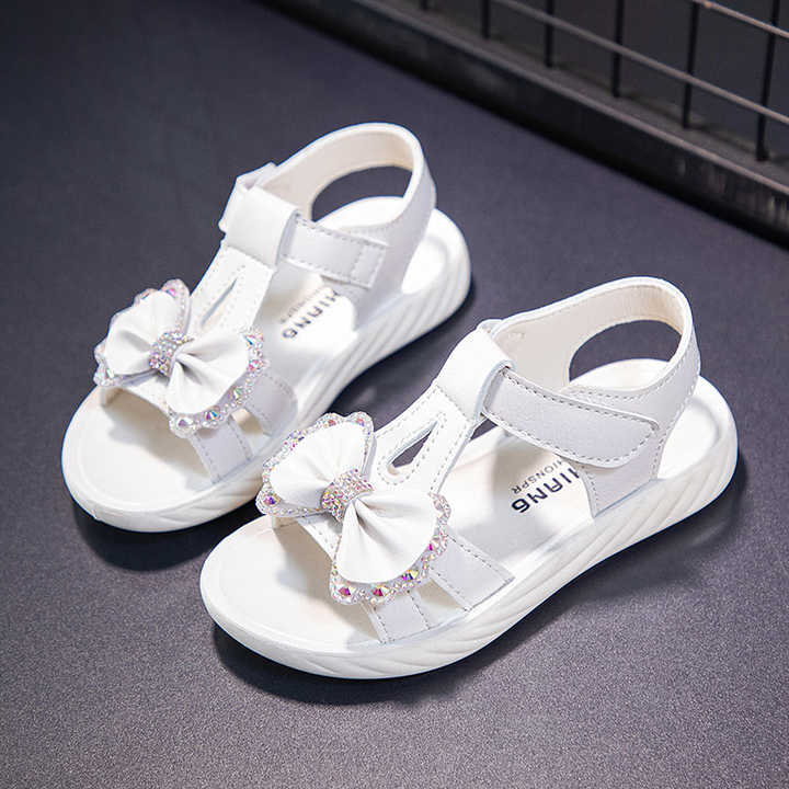 Girls' bow sandals 