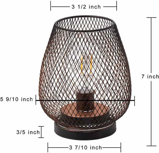 قفص طيور صناعي شمالي مصباح مكتبي مزخرف . Nordic Artificial Bird Cage Desk Lamp Decorative