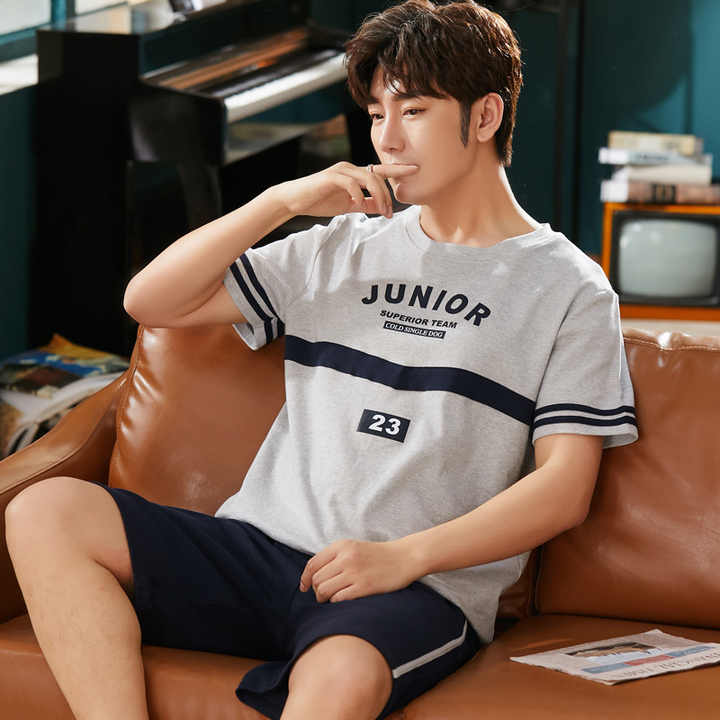 Men's Plus Size Pajamas, Men's Casual Cotton 