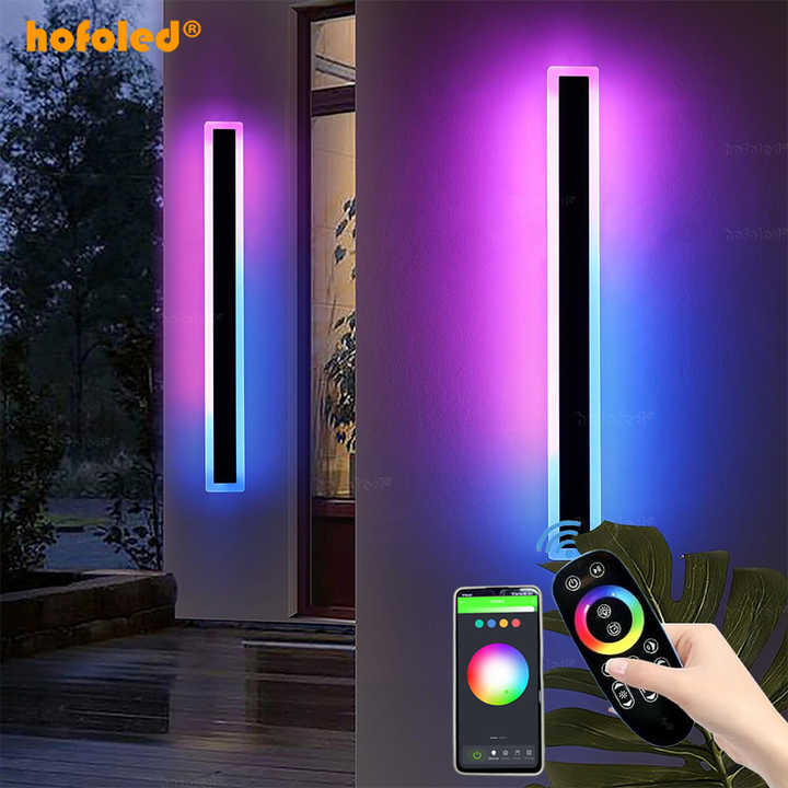 Waterproof outdoor wall lights 