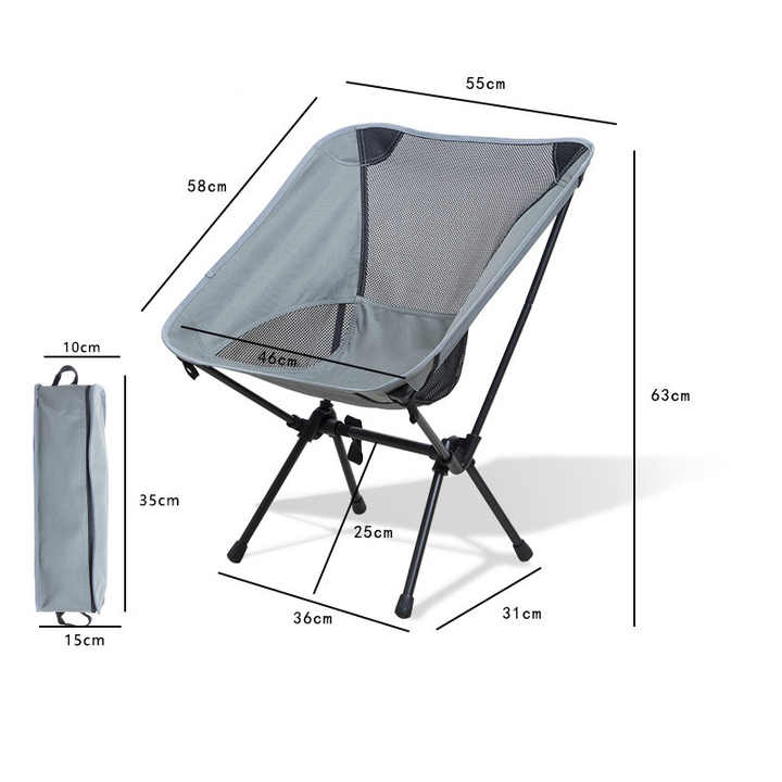Hot Sale Lightweight Folding Moon Chair Portable 