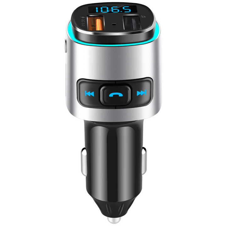 Best Bluetooth Car Kit with Wireless Car Charger MP3. 