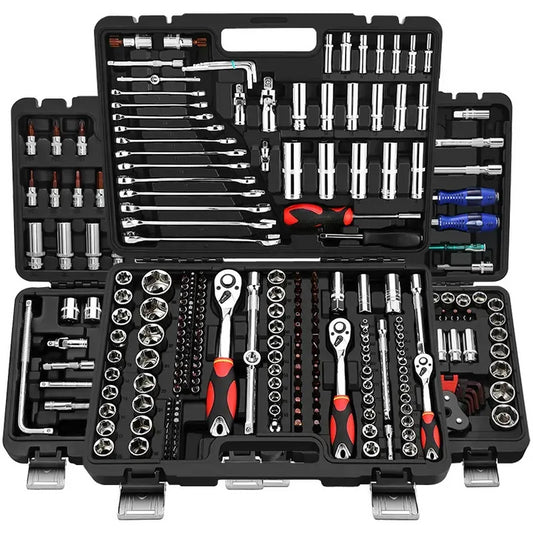 "من من من مجموعة أدوات مفتاح الربط مع صندوق أدوات إصلاح السيارة "From from from the wrench tool set with car repair tool box