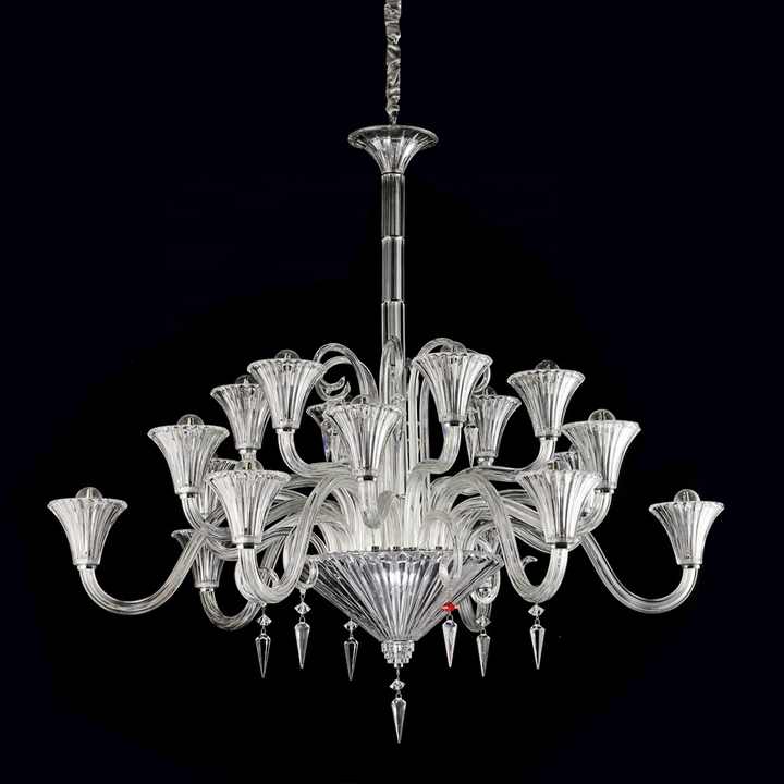 luxury glass chandelier 