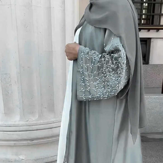 عبايه ملونه يدوي