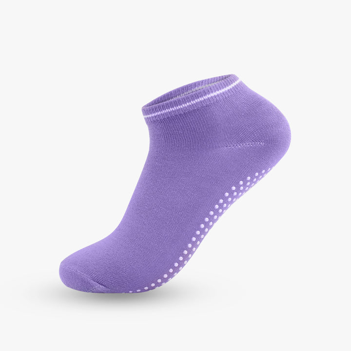Candy Color Sports Socks Anti-Slip Grip Yoga Socks Trapoline Women Ankle Socks 